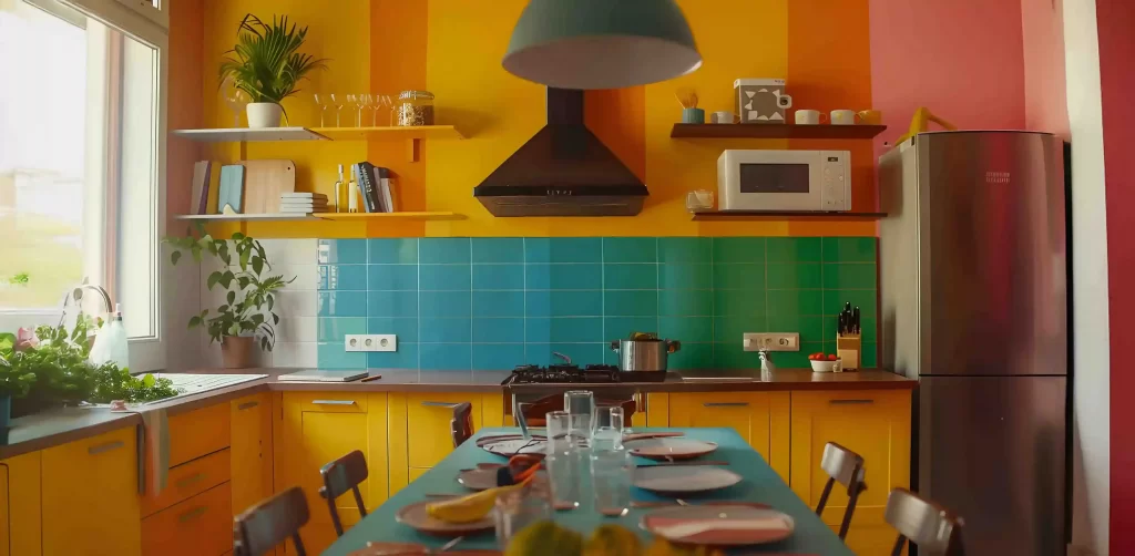 mix and match kitchen colour ideas